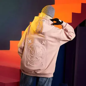 เสื้อฮู้ดผ้าฟลีซสำหรับใส่ได้ทั้งชายและหญิงเสื้อมีฮู้ดผ้าขนแกะไซส์ใหญ่พิเศษเป็นมิตรกับสิ่งแวดล้อมระบายอากาศได้ดีปรับแต่งโลโก้ได้จากโรงงาน - Product Image 4