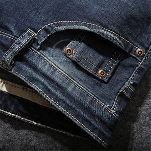 Design personnalisé pour hommes, shorts en jean coupe ajustée pour hommes, shorts en jean décontractés pour hommes, shorts en jean respirants - Product Image 4