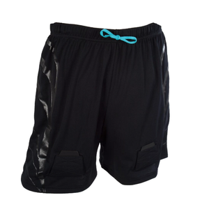 Pantalones de hockey personalizados con bordado al por mayor OEM, pantalones cortos de hockey sobre hielo de poliéster de sarga con aparejos de concha, fundas para pantalones de hockey para adultos - Product Image 2