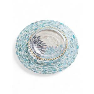 จานรองแก้วสีฟ้าอ่อนธรรมชาติ ออกแบบมาเพื่อการตกแต่งโต๊ะแบบมินิมอลและการรับประทานอาหารในชีวิตประจำวัน - Product Image 2