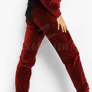 Venta caliente de calidad superior de las mujeres chándal de fábrica de algodón de las mujeres al por mayor chándal de las mujeres - Product Image 5