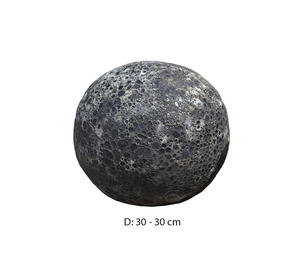 Pots à fleurs en céramique émaillée Atlantis de haute qualité et uniques avec trou de drainage - Design moderne pour la décoration de la maison, de l'hôtel et du jardin - Product Image 3