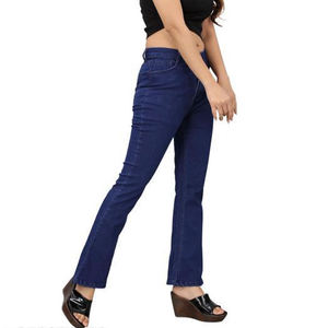 Pantalones de mezclilla y pantalones cargo de alta calidad para mujer al por mayor | Pantalones de mezclilla de moda con logotipo personalizado transpirable para mujer - Product Image 4