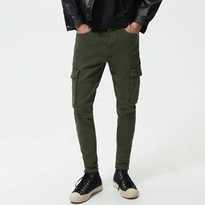 กางเกงคาร์โก้ผู้ชายผ้าโพลีเอสเตอร์ผสมโพลีเอสเตอร์ทนทานปรับเอวได้และมีกระเป๋าใส่2026ผ้าปรับได้และระบายอากาศได้ดี - Product Image 1