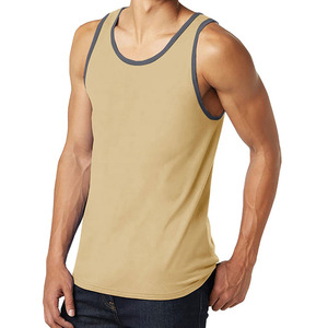 Débardeurs décontractés pour hommes 100% coton Confortables Respirants Tricotés avec impression par sublimation de logo personnalisé Style tendance Ventes chaudes - Product Image 1