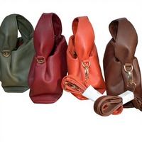Sac fourre-tout en cuir véritable de haute qualité, couleur unie, style vintage marocain, design personnalisé, grande forme de seau, personnalisable
