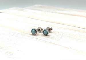 Pendientes de Plata de Ley 925 con Baño de Oro y Piedra Preciosa Larimar, Modernos, Hechos a Mano, Regalo para Mujer, Certificados, para Bodas y Fiestas - Product Image 3