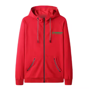 Sweat à capuche zippé intégral style streetwear, design personnalisé, haute qualité, en molleton délavé / tissu éponge français, respirant, séchage rapide, hiver - Product Image 6