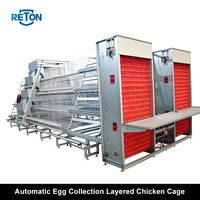 Cages à poulets équipées de dispositifs automatisés peuvent accueillir des milliers de poulets.