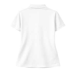 Camiseta Polo Blanca de Hermandad Griega para Mujer, Rosa y Verde, Estilo Universitario, Informal y Elegante - Product Image 4