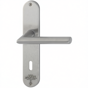 Stockholm E1140Z/302 Acier inoxydable F69 OB 72 mm DIN Gauche/Droite HOPPE Kit de plaques longues pour tringles à rideaux, rails et accessoires - Product Image 3