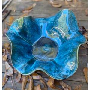 Decorative Resin Serving <b>Bowl</b> for Rustic and Modern Homes Creating Beautiful Presentations for Salads Fruits and <b>Snacks</b> - Product Image 3