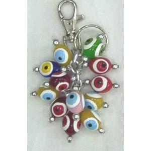 Porte-clés Grape Style Evil Eyes Plastique Cristal 11X4 cm - Product Image 2