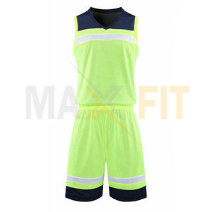 Camiseta y pantalones cortos de baloncesto Reversible de último diseño 2025, diseño personalizado, servicio OEM, uniformes de baloncesto duraderos de bajo MOQ - Product Image 1