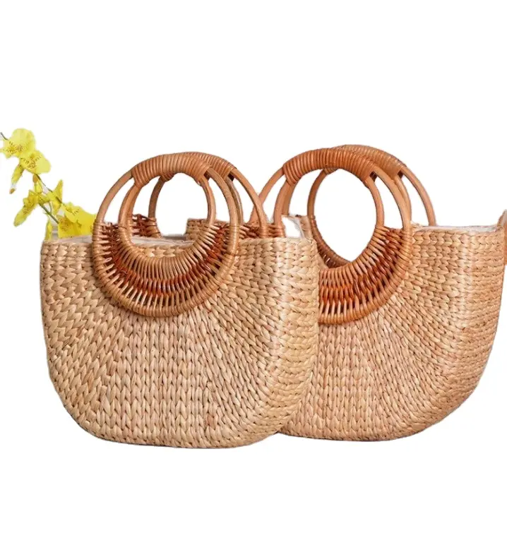 Beach Bag Women 2023 Summer Woven Straw Bags Bohemia pattern purse easy to Carry Large size Wayuu crochet bag for women handbag