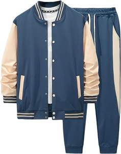 Ropa deportiva informal para hombre, chándal, ropa de calle, sudadera para correr, pantalones de chándal, conjunto de invierno de tamaño adulto, chándales - Product Image 5