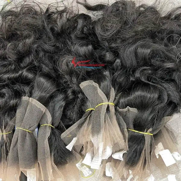 Cabello humano con encaje frontal suizo de alta definición al por mayor, pelo humano con cierre frontal de encaje, pelo humano virgen 13x4 13x6 DE FÁBRICA DE Vietnam