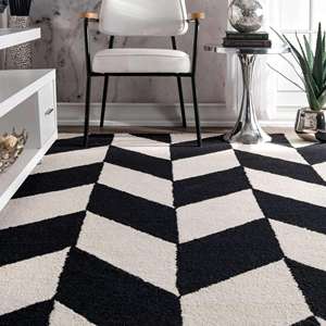 พรมขนแกะแบบถักมือพรมกันลื่นสีพื้นในร่มสำหรับบ้านสำนักงาน - Product Image 3