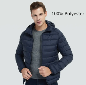 Bubble Winter Resistant Packable Lightweight Hooded Puffer Oem Custom Breathable Quilted Padded Puffer <b>Jacket</b> <b>for</b> <b>Men</b> - Product Image 4