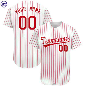 Camiseta de béisbol con estampado de logotipo personalizado 2023, superventas, ropa deportiva de poliéster transpirable a la venta ahora - Product Image 3