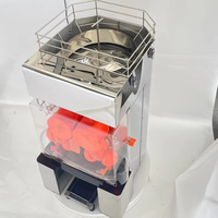 Extracteur de jus d'orange électrique commercial en acier inoxydable 304 haute productivité pour usine de transformation de fruits avec moteur