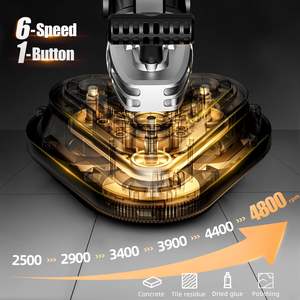 Meuleuse électrique à trois axes de 4 pouces pour le ponçage des surfaces en béton, des murs et des plafonds - Product Image 2