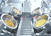 Machine à popcorn électrique automatique de haute qualité, machine à popcorn en forme de champignon industrielle commerciale