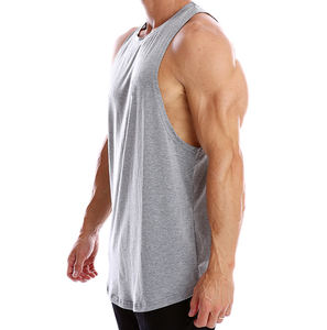 Camiseta sin mangas para hombre Entrenamiento Muscle Fit Poliéster/Algodón Gimnasio Entrenamiento Verano Ligero Fitness Casual Secado rápido - Product Image 6