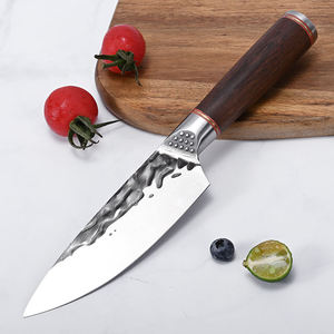 Venta al por mayor personalizado de alta calidad OEM ODM servicio profesional Damasco cuchillo de cocina de acero de alto carbono para cortar y rebanar - Product Image 5