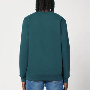 Unisex Basic Crew Drop-Shoulder Jogger Sweatshirt 100% Cotton Solid Thicken <b>Jumper</b> Men Winter Season Sweatshirt - Product Image 4