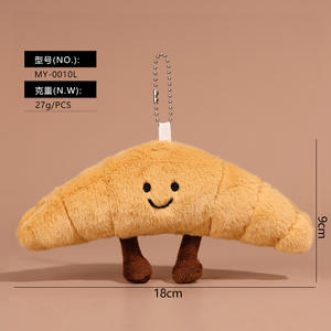 LLavero humorístico <span class=keywords><strong>de</strong></span> PVC y aleación, juguete colgante <span class=keywords><strong>de</strong></span> luz <span class=keywords><strong>de</strong></span> hamburguesa, patatas fritas y queso, muñeca inspirada en la <span class=keywords><strong>planta</strong></span> - Product Image 6