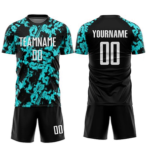 Maillots de football France 100% polyester durables personnalisés de meilleure taille uniformes d'entraînement de football légers à impression par sublimation - Product Image 5