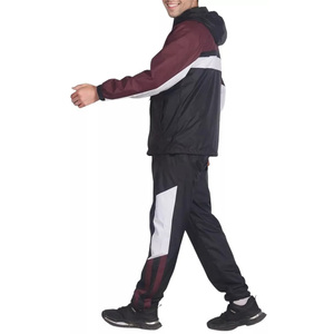 Nouveauté personnalisée été veste de survêtement pour hommes impression fermeture éclair vers le haut deux pièces vêtements de sport courts shorts survêtements ensemble coupe-vent - Product Image 3