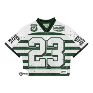 Camiseta de rugby de fútbol americano unisex vintage con estampado de Jersey cuadrado extragrande de alta calidad premium personalizada - Product Image 6