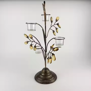 เชิงเทียนโลหะสำหรับตกแต่งบ้านที่ให้คำปฏิญาณเทียนเหล็กโลหะสีดำสำหรับใช้ในราคาที่ดีที่สุด - Product Image 5