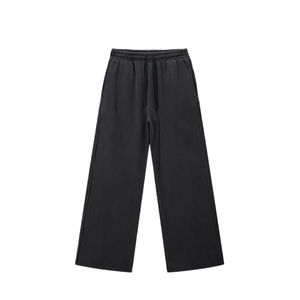 Pantalons de survêtement pour hommes, logo personnalisé, surdimensionnés, essentiels, lourds, amples, coupe droite, pantalons de survêtement décontractés pour hommes - Product Image 1