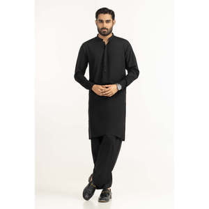 Trajes Africanos de Estilo Clásico para Hombre, Corte Regular, Bordados, Tela Combinada, Colección KP-EMB25-009 - Product Image 4