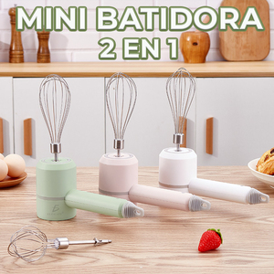 Batidora de Mano Inalámbrica de Velocidad Ajustable, Recargable, de 3 Velocidades, Unidad Portátil de Plástico, Funciona con Batería - Product Image 6