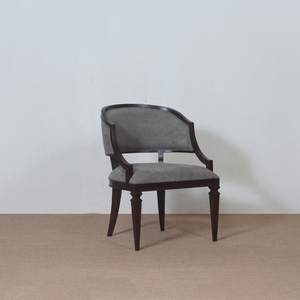 Modern Solid Wood Frame Upholstered Dining <b>Chair</b> with Microfiber Seat <b>Brown</b> Accent for Home Dining Rooms and Hotels - Product Image 4