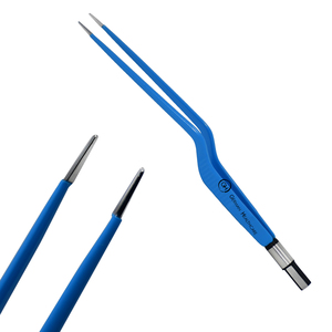 Instrumento quirúrgico de alta calidad, pinzas bipolares con punta de bayoneta de 1,0 Mm, 16,5 Cm de longitud, pinzas bipolares de bayoneta para cirujanos - Product Image 3