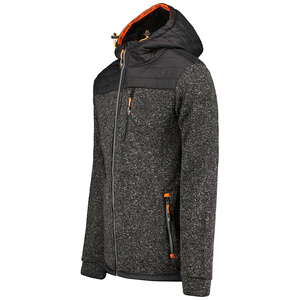 Nueva chaqueta polar de invierno de lana 100% de alta calidad, diseño personalizado, cálido, suave, con cuello levantado, con cremallera, impermeable, frente de letras - Product Image 3