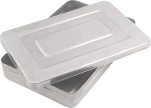 กล่องใส่เครื่องมือผ่าตัดสแตนเลส ขนาด 17x7x3 ซม. ฝาปิดแบบหมุนมือ ทนทาน สำหรับเก็บเครื่องมือแพทย์ คุณภาพสูง ได้รับการรับรองมาตรฐาน CE - Product Image 2