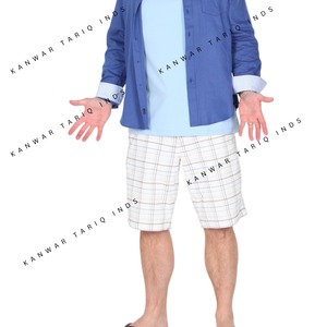 Custom Men's 100% Denim Jeans Pants for Spring Autumn Casual Work <b>Shorts</b> Embroidered Technics Elastic Waist Embroidery Patch - Product Image 1