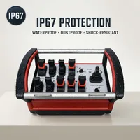 Télécommande hydraulique sans fil industrielle NOMI NMBZ-003, commande au volant, 500M, IP68, pour la rénovation d'excavatrices