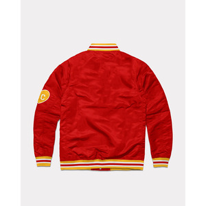 Collection de vestes Varsity de Chicago avec des vêtements d'équipe en satin de qualité supérieure avec des logos brodés Veste Varsity pour homme - Product Image 4