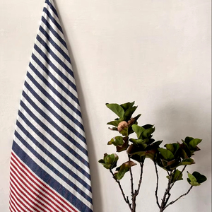 ผ้าเช็ดตัวฝ้ายตุรกีแบบ100% พรีเมี่ยม, ผ้าห่มแบบฮัมมัมแห้งเร็วพร้อมลายทางสำหรับผู้ใหญ่ที่ชายหาดหรือท่องเที่ยว - Product Image 1