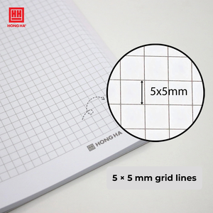 Cahier à couverture rigide HONGHA A4, modèle 4652, durable avec reliure cousue, 200 pages, papier lisse pour l'école, utilisation promotionnelle - Product Image 4