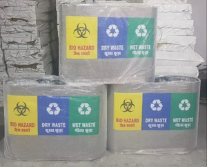 Mở Top Trio tái chế lưu trữ xô thiết kế mới nhất Thùng rác nhựa ở một mức giá - Product Image 5