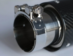 M Hiệu Suất <span class=keywords><strong>B</strong></span> * MW 2.5 Inch 63Mm 70Mm Carbon Sợi Lớp Phủ Xe Ống Xả Muffler Mẹo Đuôi Ống - Product Image 4