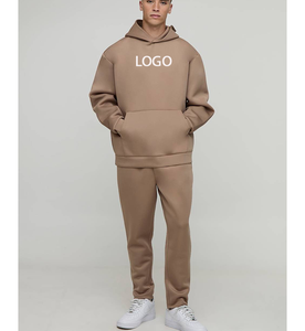 <b>Modest</b> <b>Sportswear</b> Men Jogging Set Fleece Line Hoodie &Sweatpants Basketball Football Exercise Training Running Gym Sweatsuit - Product Image 1